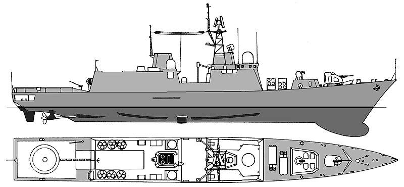 Gremyashchy class (project 20385) multi-purpose corvettes
