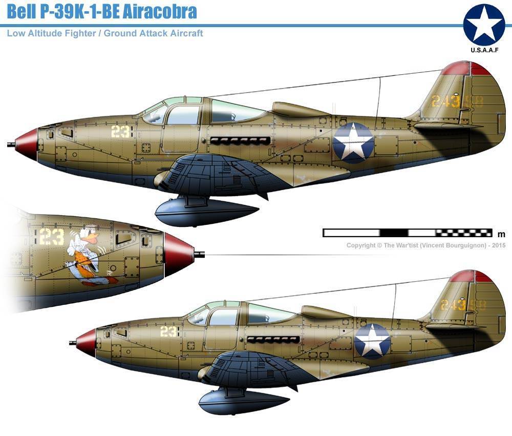 Истребитель Bell P-39 Airacobra – успех вдали от родины