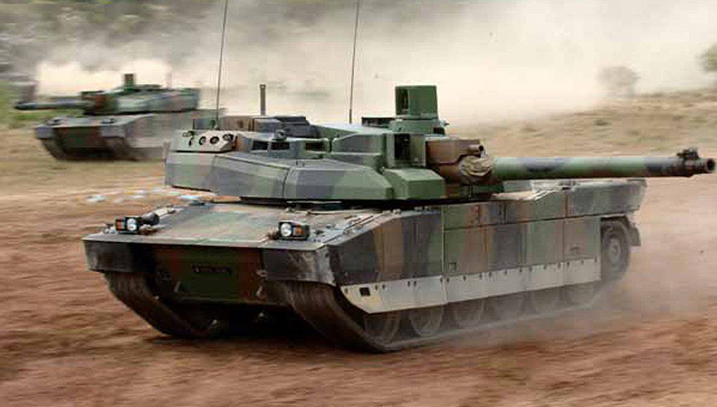 Основной боевой танк amx-56 leclerc (франция)