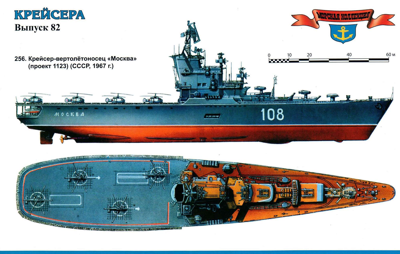 Противолодочные крейсера пр. 1123 – 1 (2) (1* ) ед.. корабли вмф ссср. том 3. противолодочные корабли. часть 1. противолодочные крейсера, большие противолодочные и сторожевые корабли