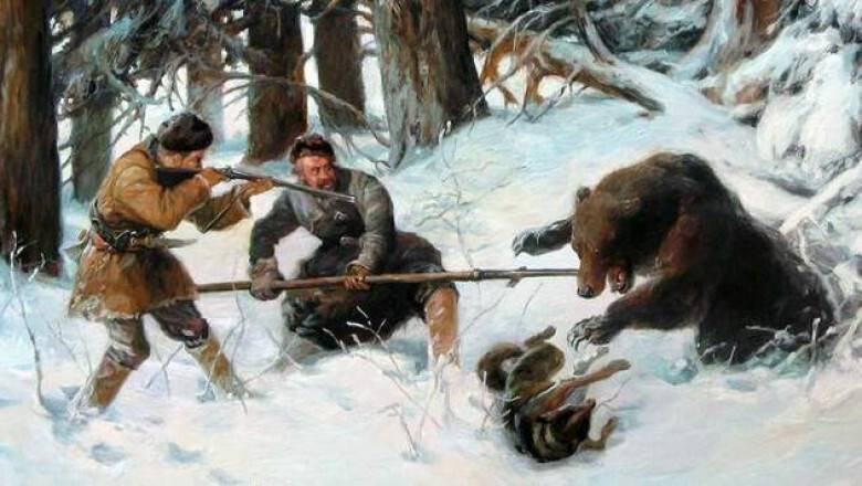 С рогатиной на медведя. охотничье оружие настоящих мужчин
