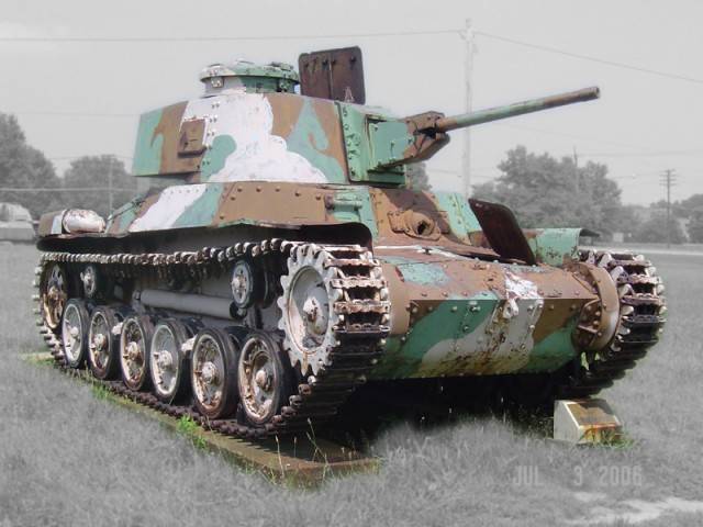 Средний танк type 1 chi-he (япония)