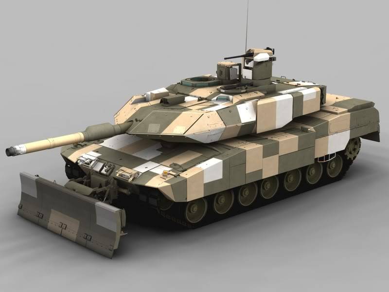 Современный немецкий танк "леопард"