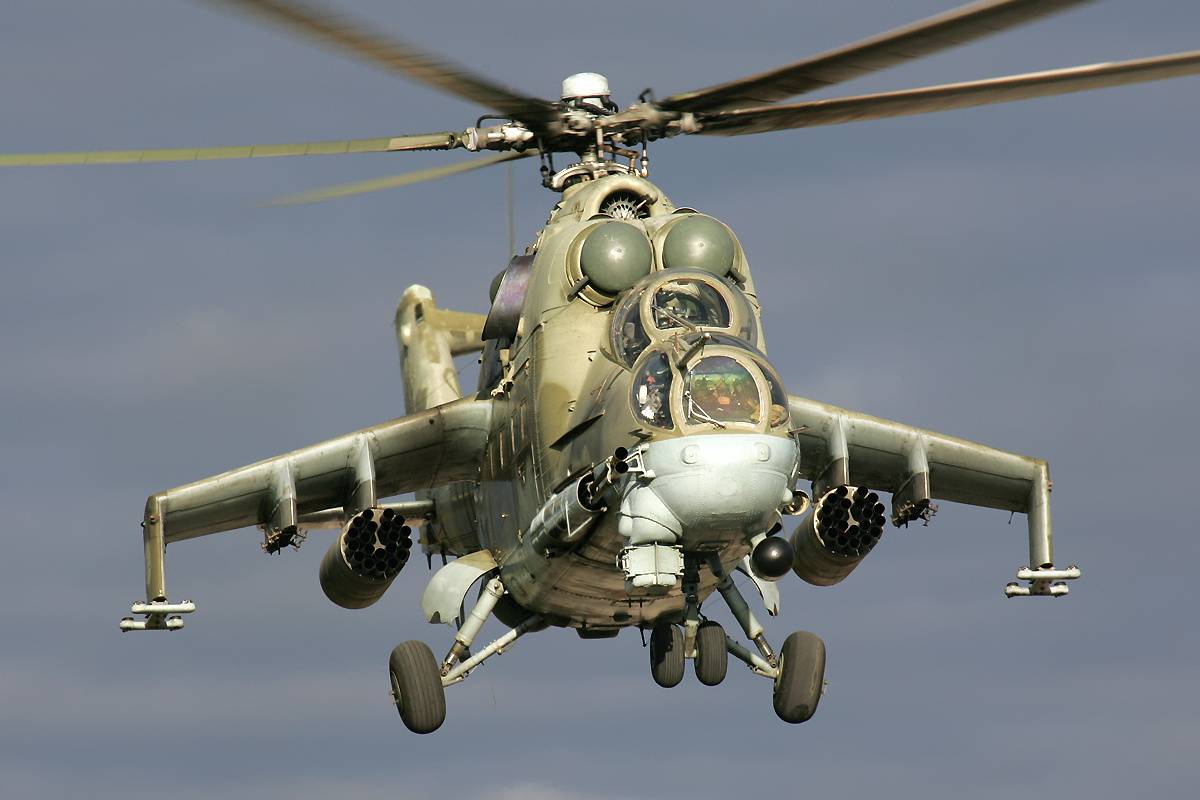 Ми-24 боевой ударный вертолёт