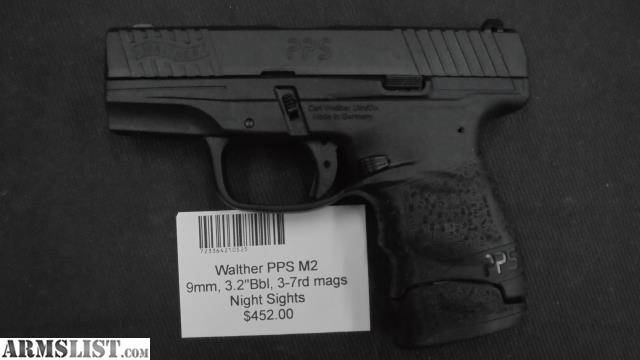 Пистолет Walther PPS M2