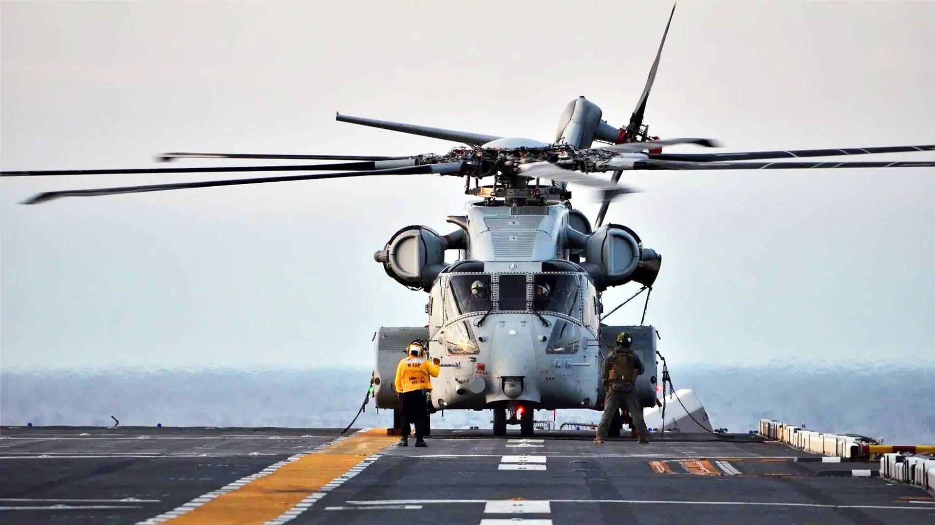 Военно-транспортный вертолёт ch-53 sea stallion (сша)