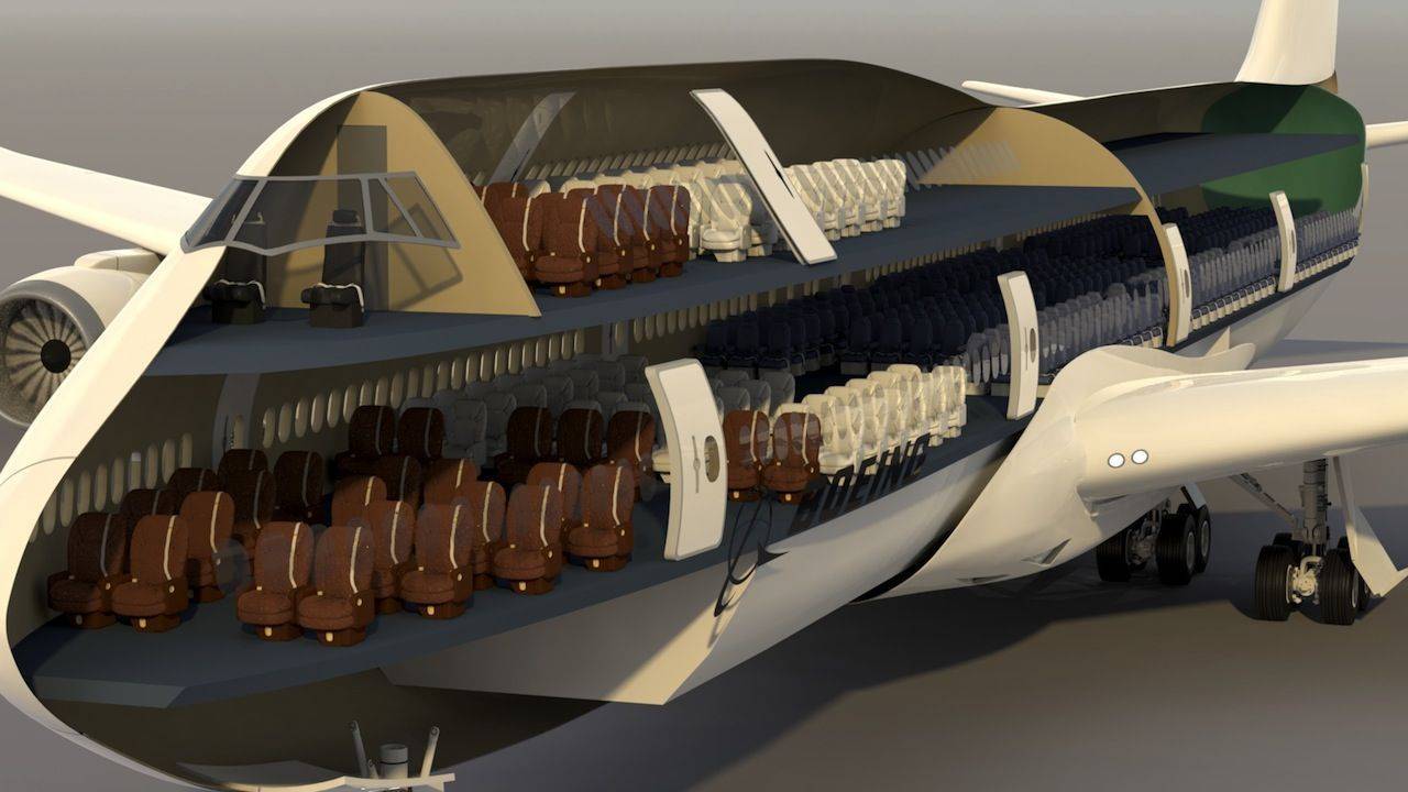 Боинг 747 – «двухэтажный» транспорт в небе