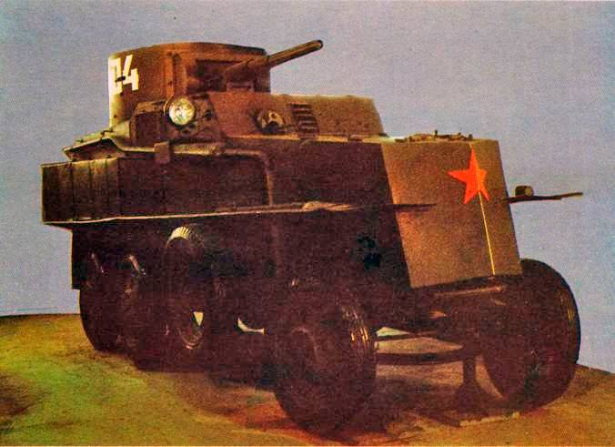 Колесная "танкетка". бронеавтомобили д-8 и д-12