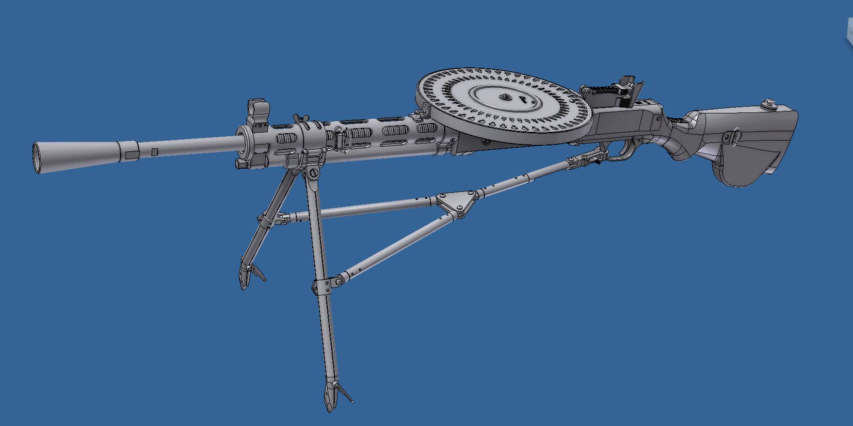 Ручной пулемет дегтярева рпд патрон калибр 7,62-мм