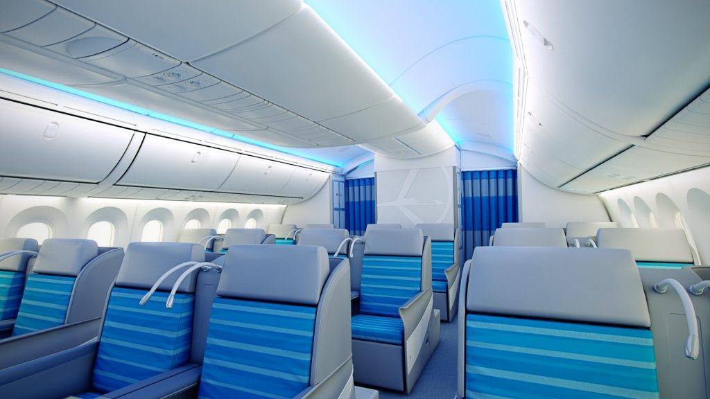 Схема салона самолета боинг 787 900 дримлайнер