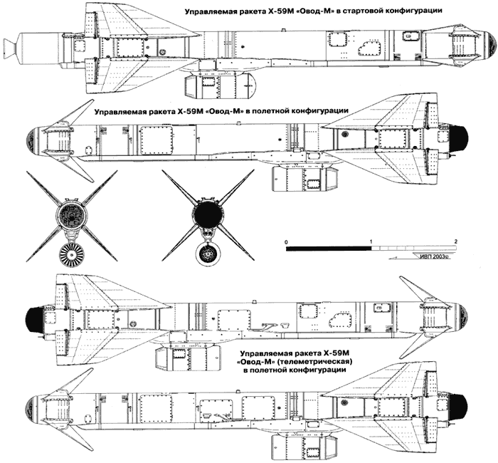 Управляемые ракеты «воздух-земля» семейства х-29 (ссср)