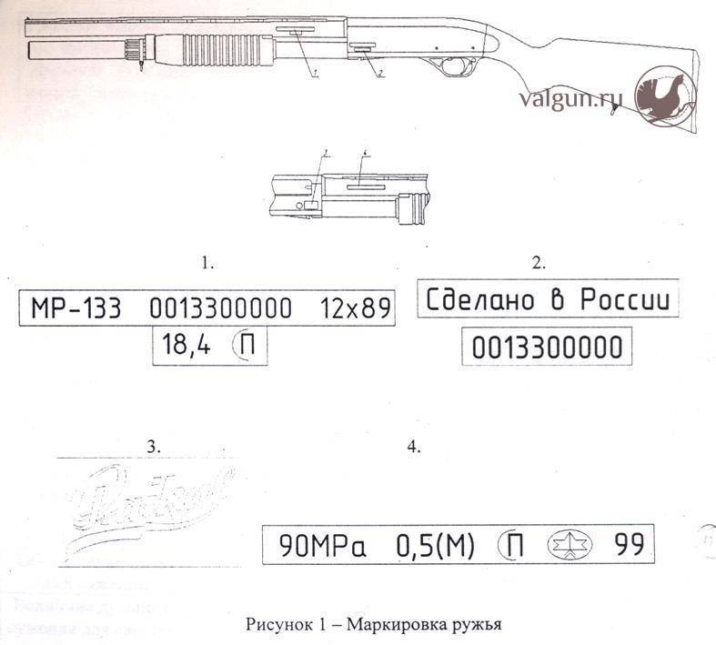 Гладкоствольное ружье МР-133
