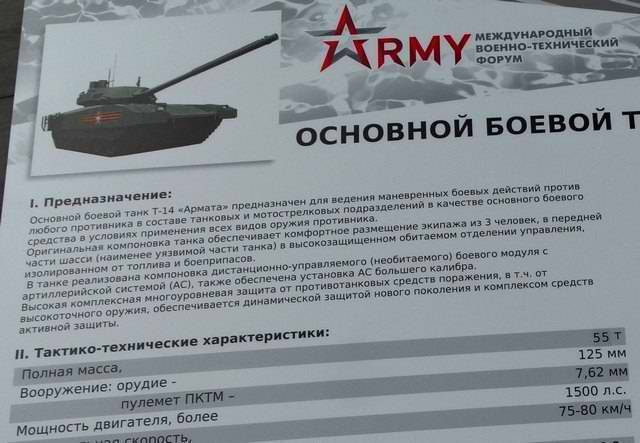 У танка Т-14 «Армата» аналогов в мире нет