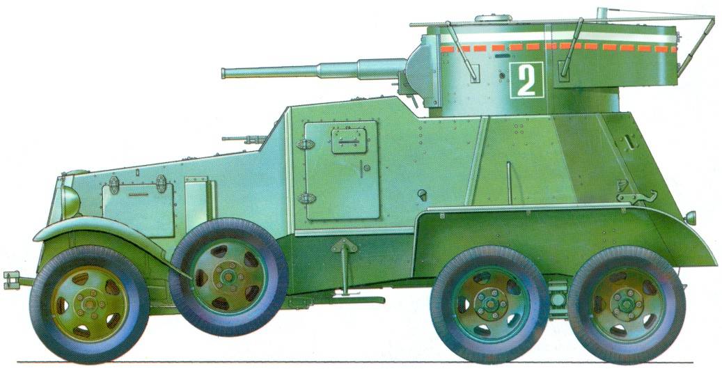Советский бронеавтомобиль ба-6 | вооружение, ттх, фото
