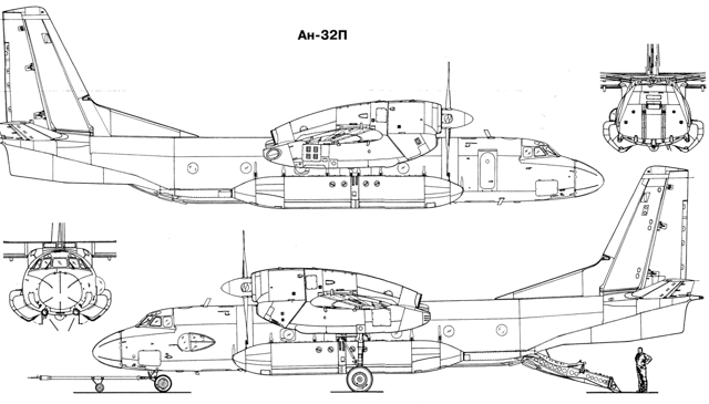Обзор Ан-32 — легкого военно-транспортного самолета