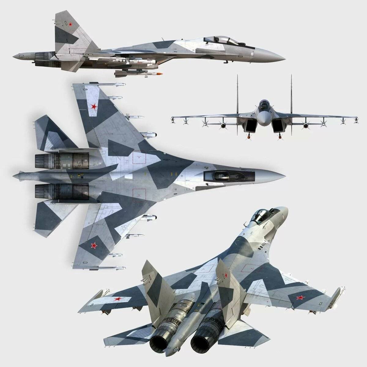 А вот вариантов ракетного вооружения, по сравнению с изначальным Су-27, ста...