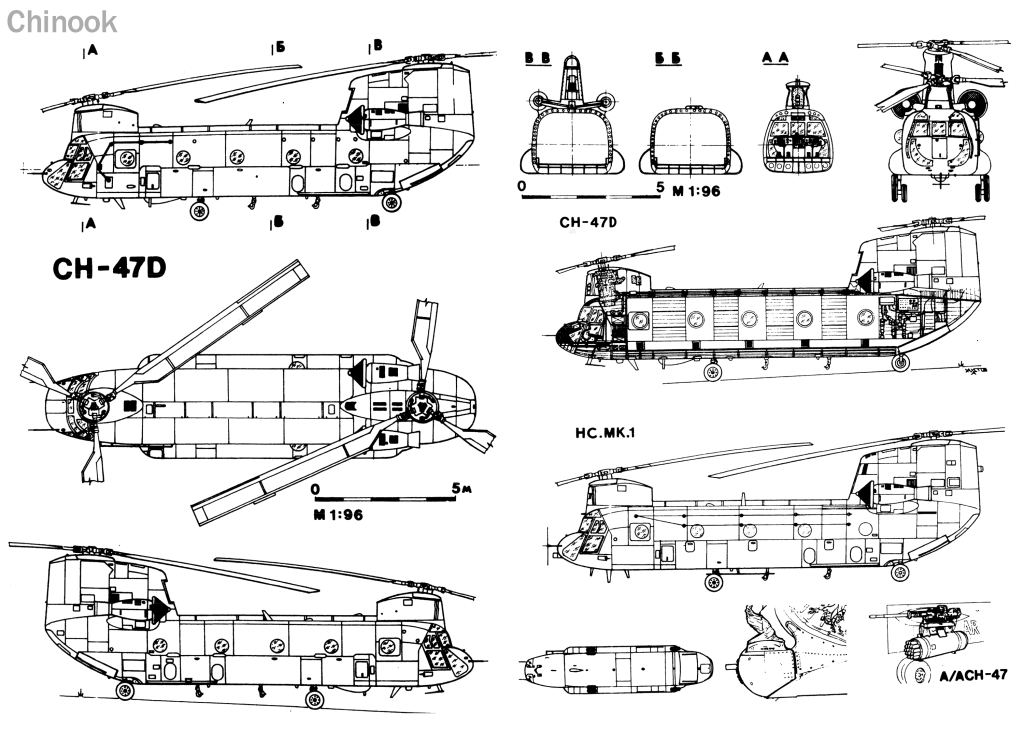 Обзор вертолета boeing ch-47 chinook