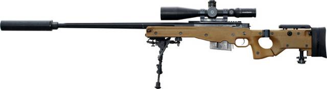 Крупнокалиберная снайперская винтовка accuracy international aw50
