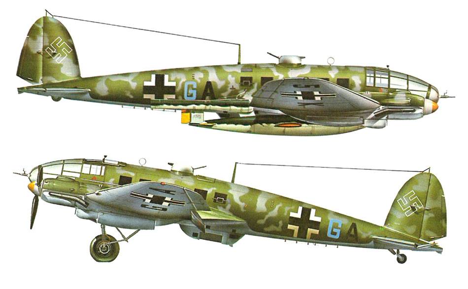 Немецкие военные самолеты второй мировой: бомбардировщики, истребители, штурмовики, гидросамолеты, разведчики, транспортные