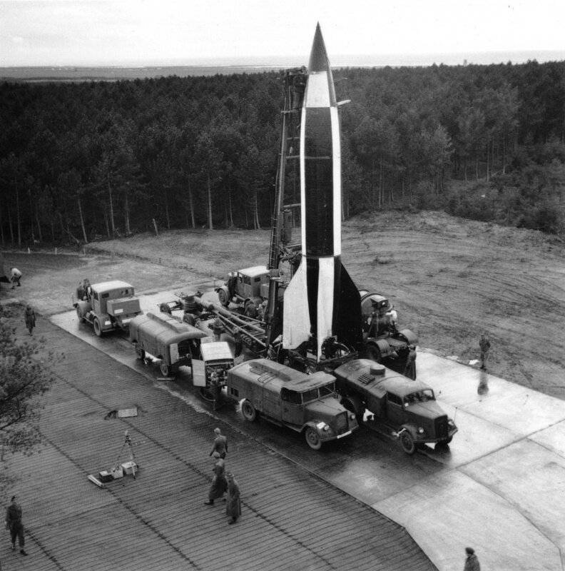Система управления ракеты фау-2