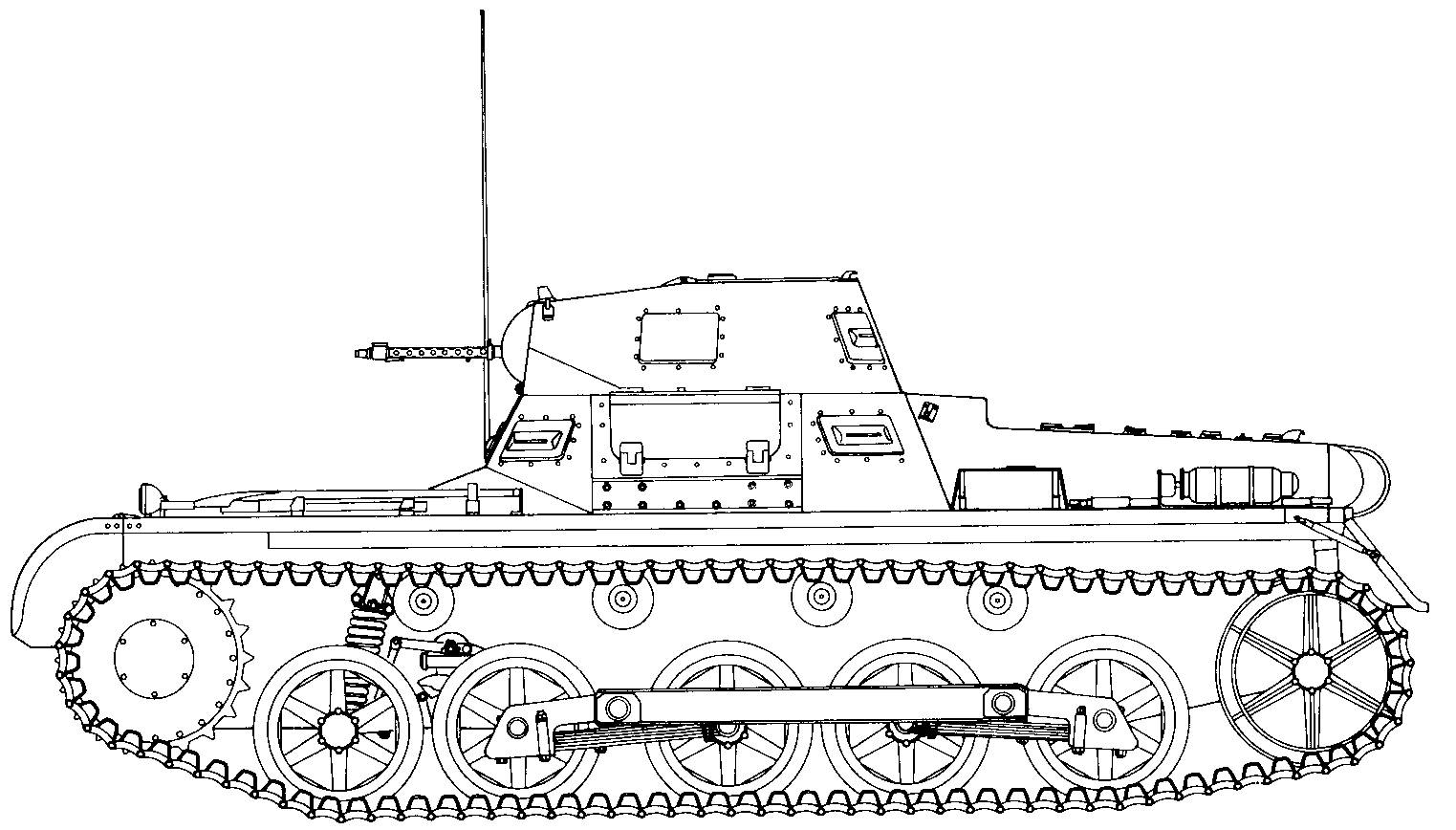 Немецкий легкий танк pz.i (т-1)