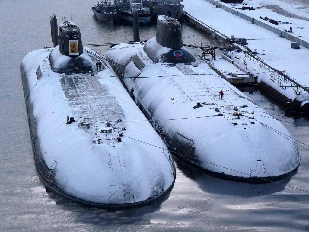 Самая большая в мире атомная подводная лодка «тайфун»