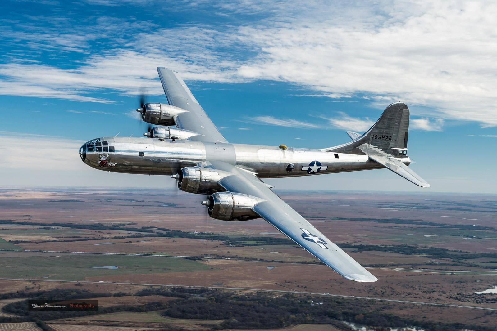 Американский бомбардировщик B-29 «Superfortress» — легенда мировой авиации
