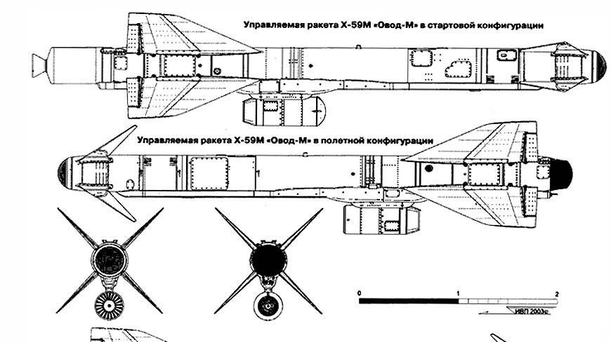Тактическая авиационная ракета х-59 "овод".
