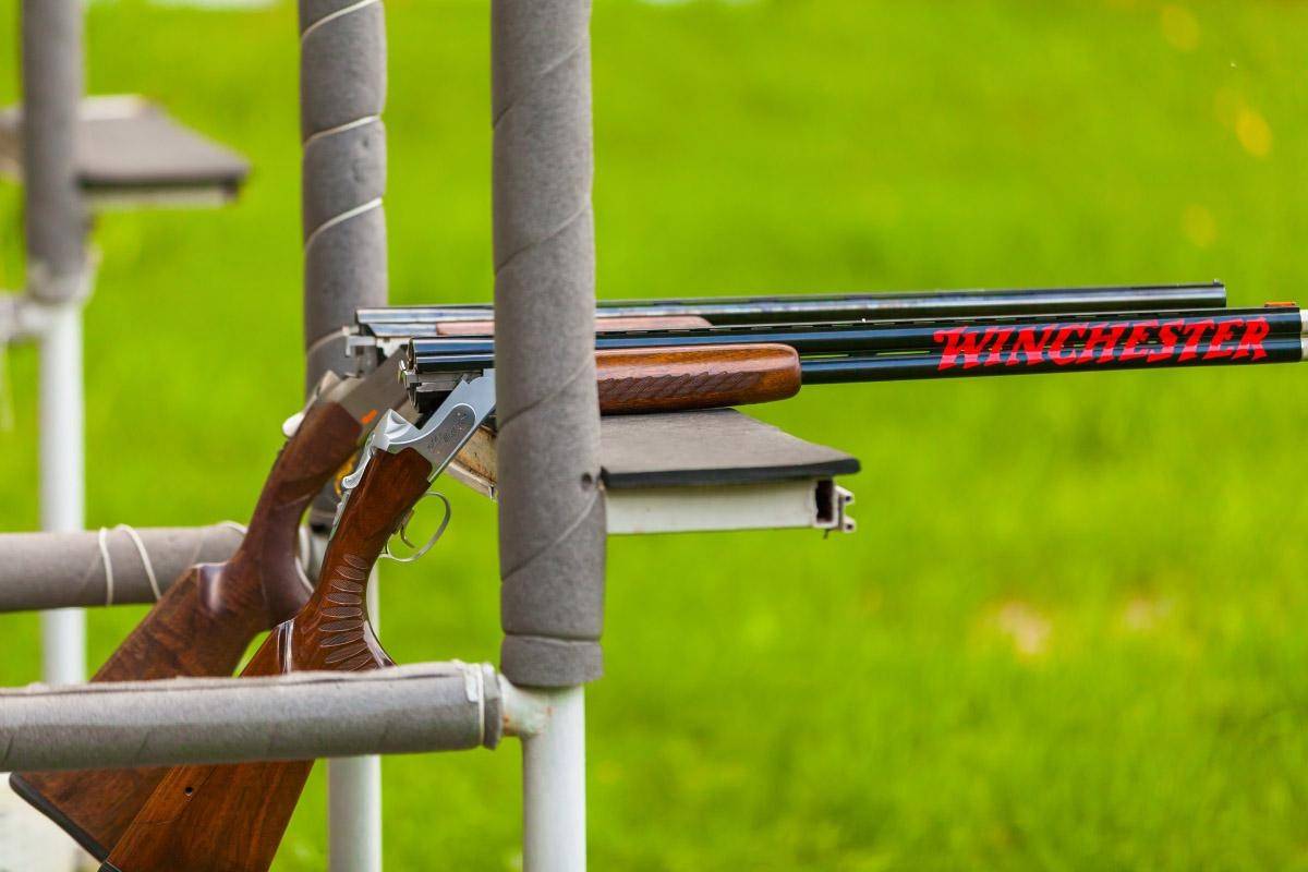 Оружие для спортивной стрельбы: ружье для стендовой и пулевой пальбы, винтовки