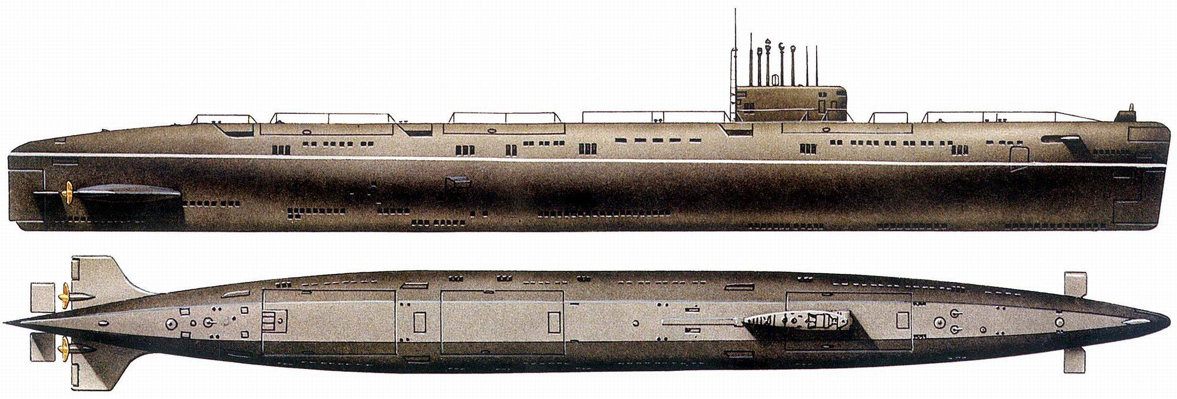 Самая большая в мире атомная подводная лодка «тайфун»