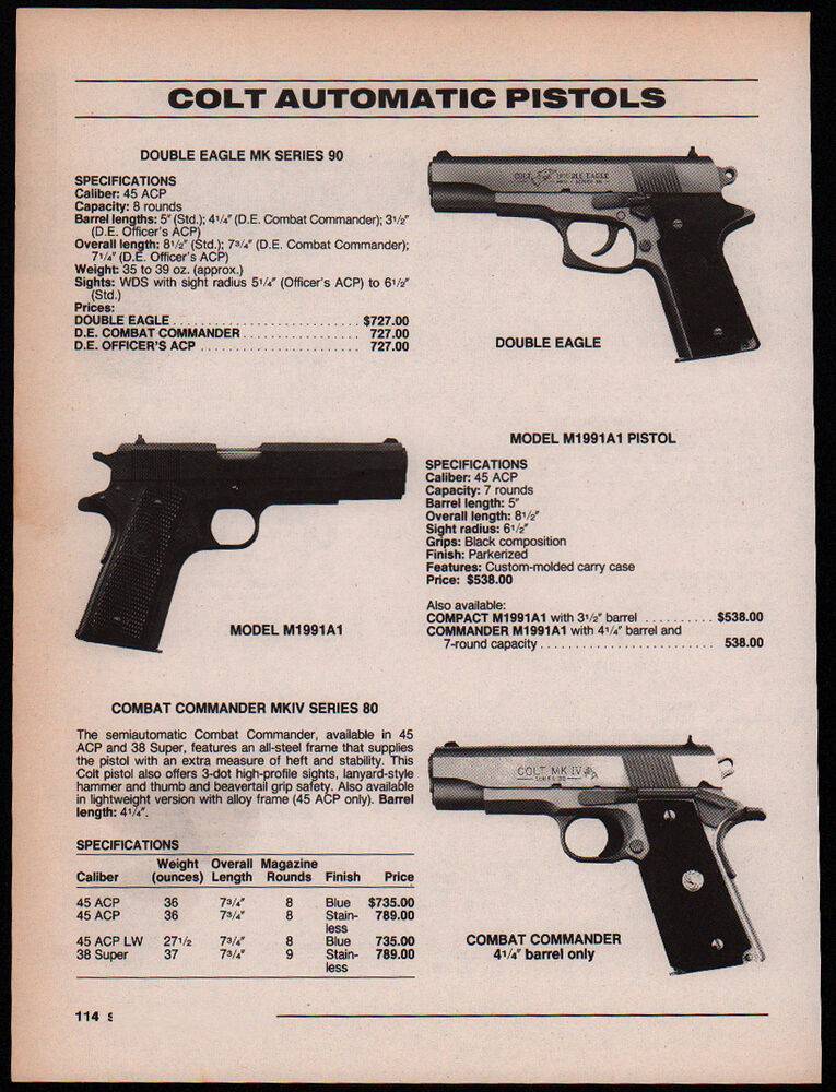 Пистолет Colt XSE Lightweight Commander Model