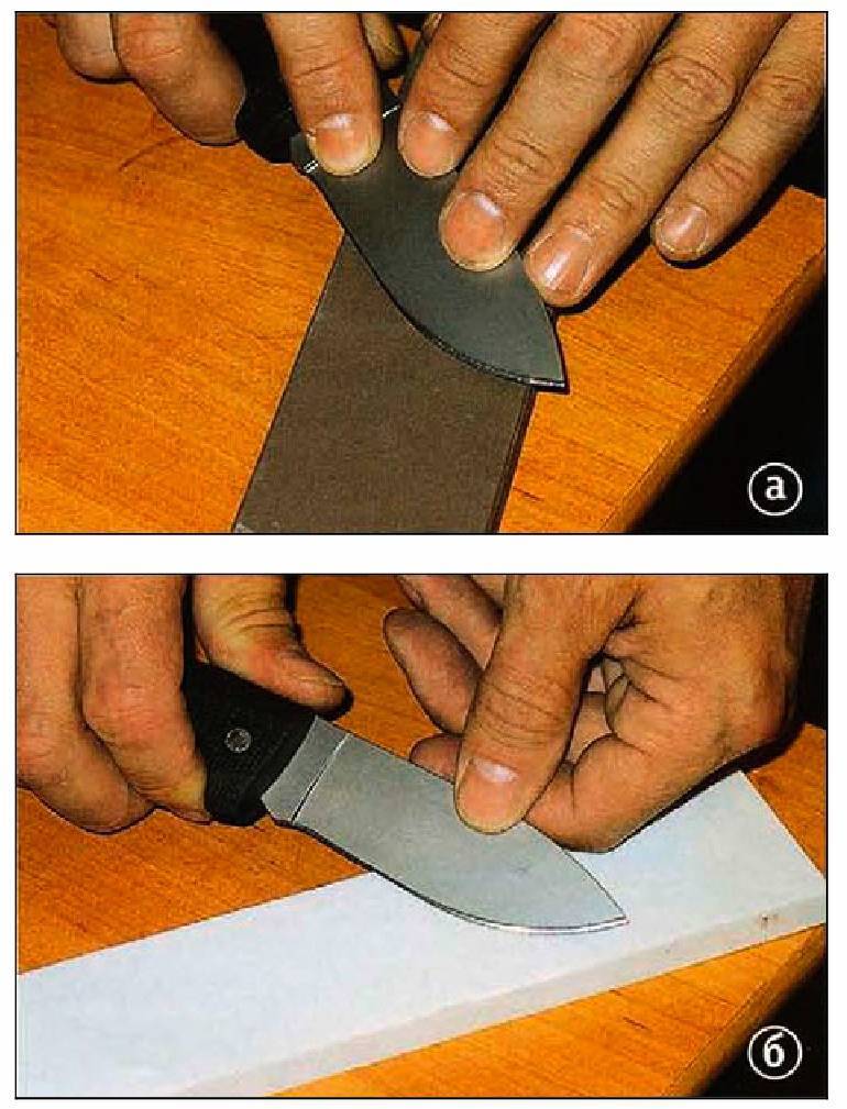 Как и с помощью каких материалов проводится правильная заточка ножей?