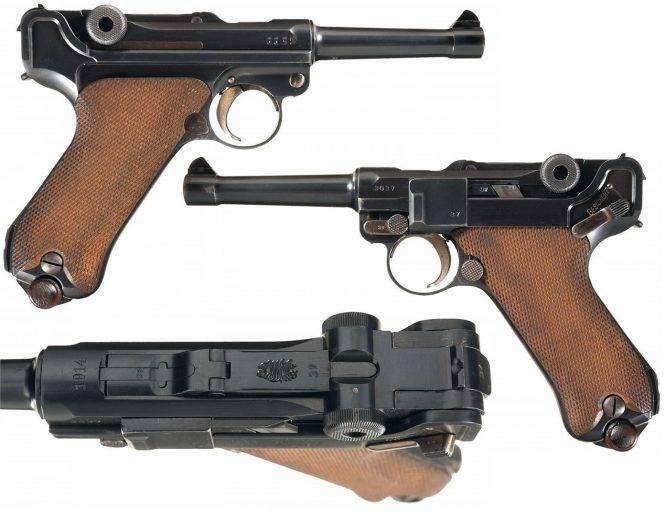 Пневматический пистолет gletcher p08 «парабеллум» - немецкий люгер в калибре 4.5 мм
