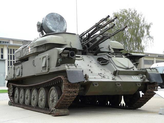 Зенитная самоходная установка зсу-23-4 «шилка» (россия). фото и описание
