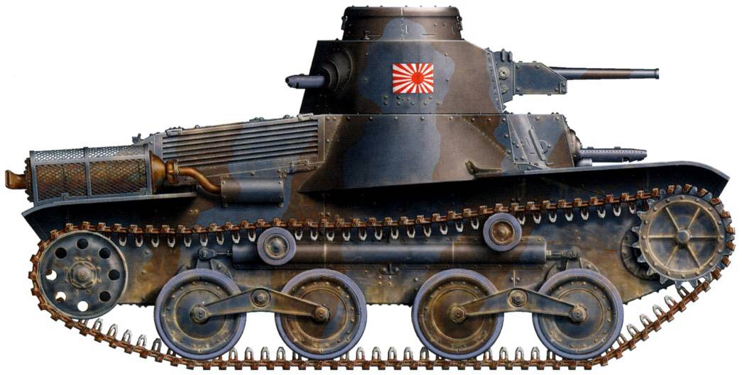Чи-ха — главный японский танк второй мировой