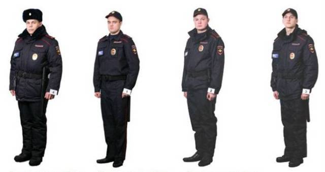 Правила ношения форменной одежды полиции