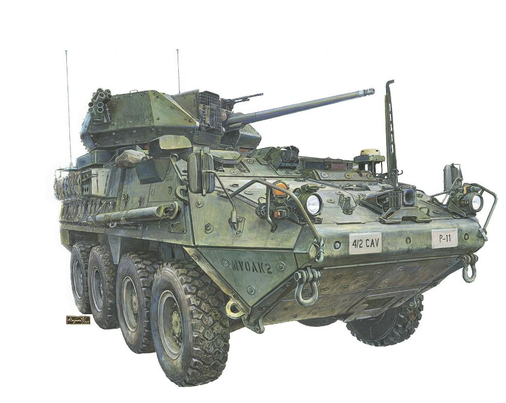 Боевая машина пехоты iav stryker (сша — канада). фото и описание
