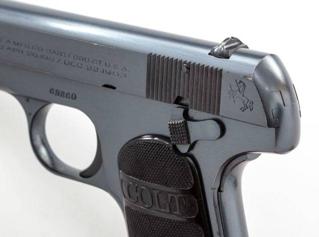 Пистолет colt m1903 hammerless pocket