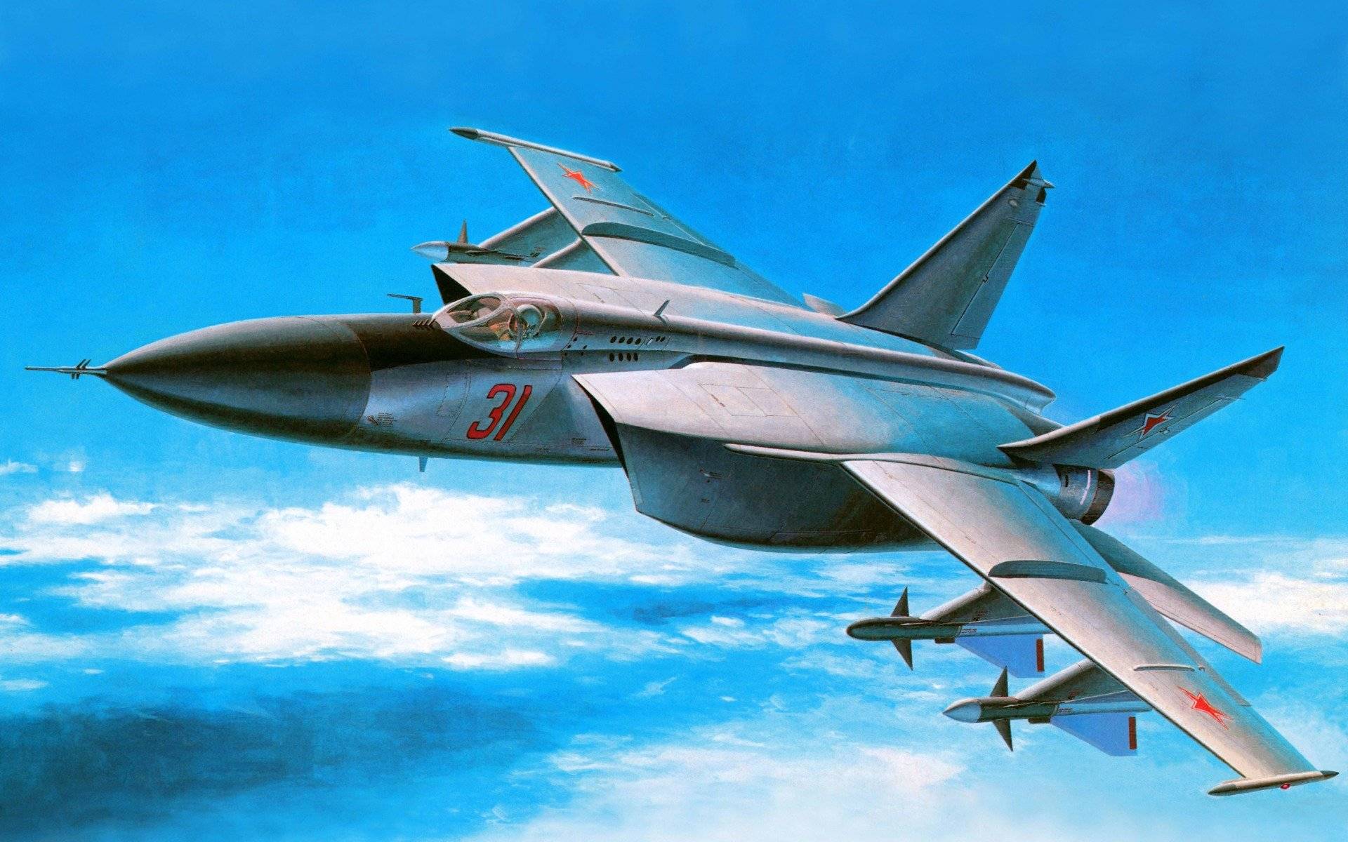 Высотный скоростной перехватчик МиГ-25