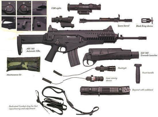 Штурмовая винтовка sa-80 (l85a1)