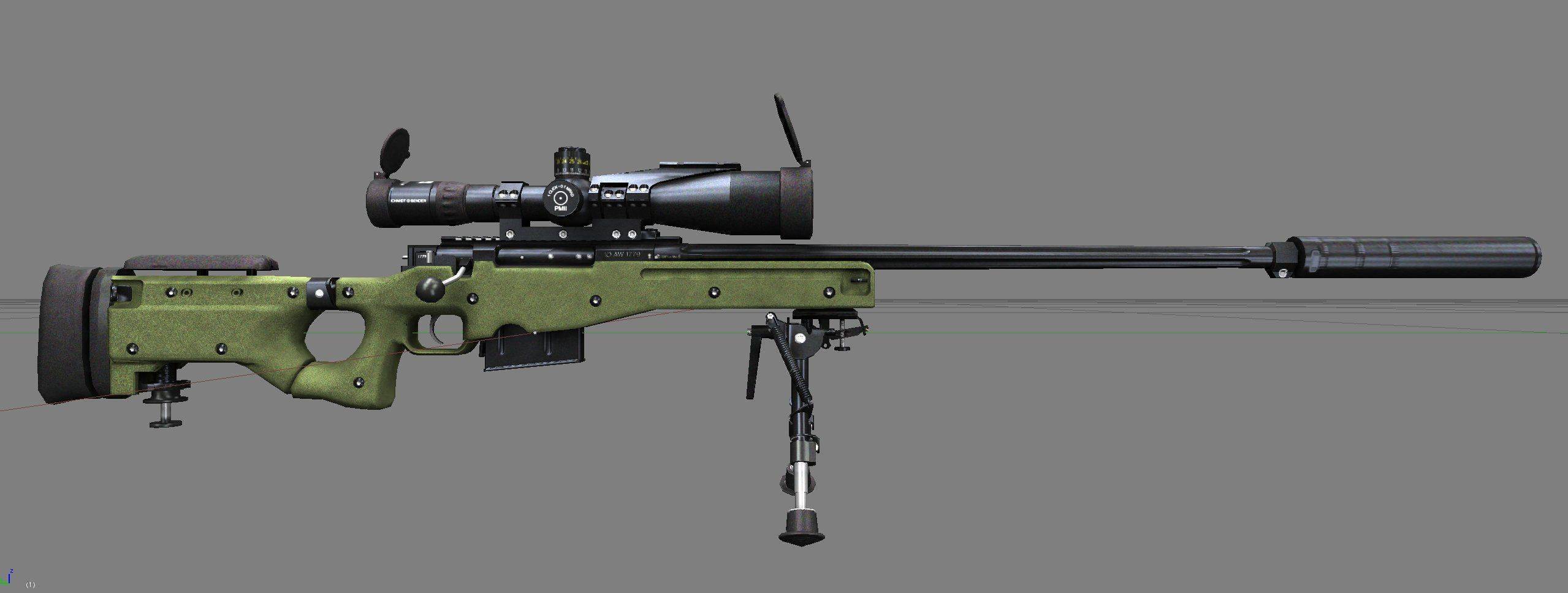 модель снайперской винтовки awp фото 73