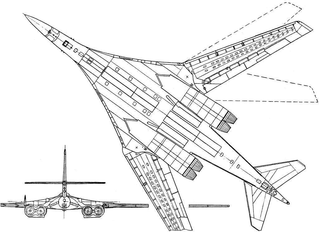 Ту 22 м3 чертеж