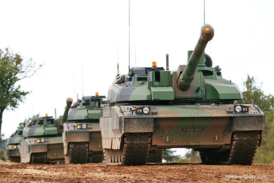 Основной боевой танк АМХ-56 Leclerc (Франция)