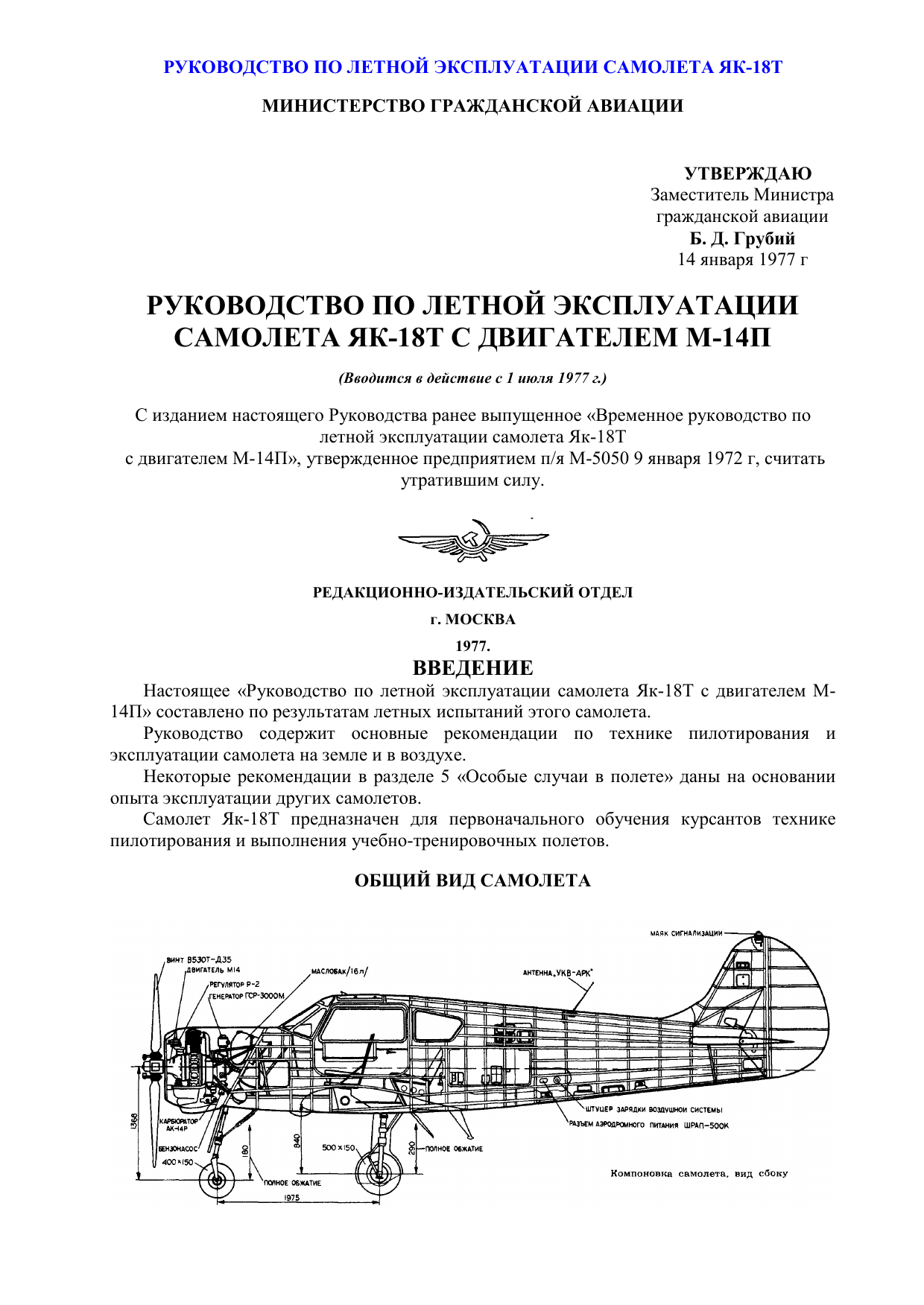 Як-52 – самолёт для новичков и мастеров пилотажа