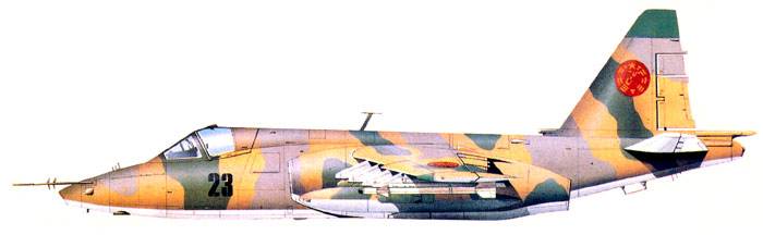 Су-25 "грач" - бронированный штурмовик