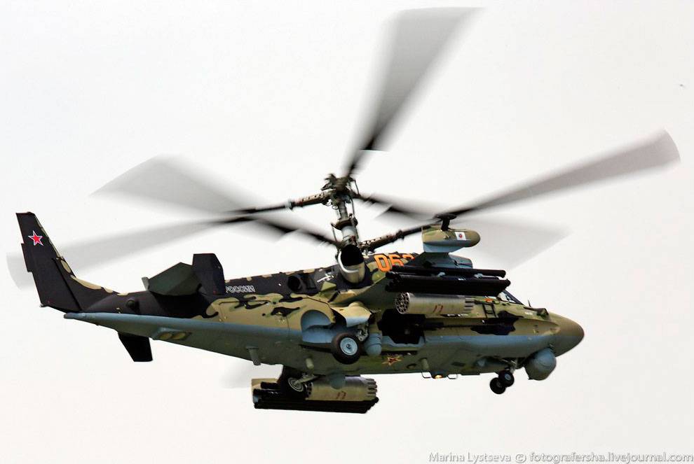 Боевой вертолет Ка-52 «Аллигатор»