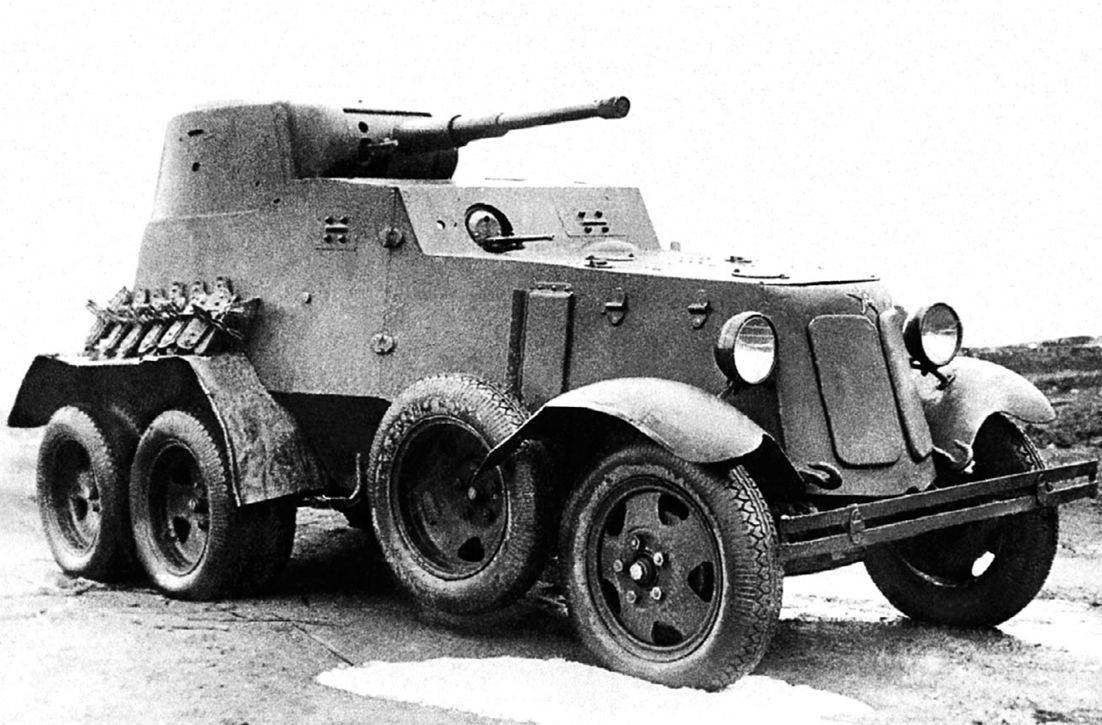 Ба-6 - средний пушечный бронеавтомобиль