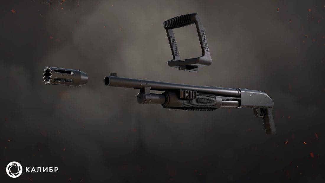 Помповое ружье mossberg 500 в игре «калибр»