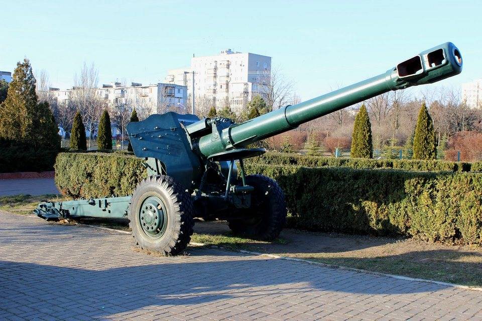 Орудие наступления – советская 152-мм гаубица д-1 1943 года