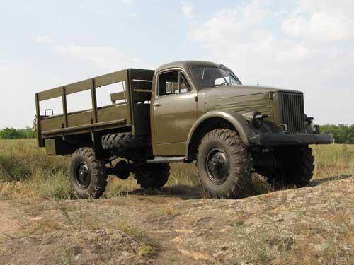 Армейский полноприводной грузовик газ 63